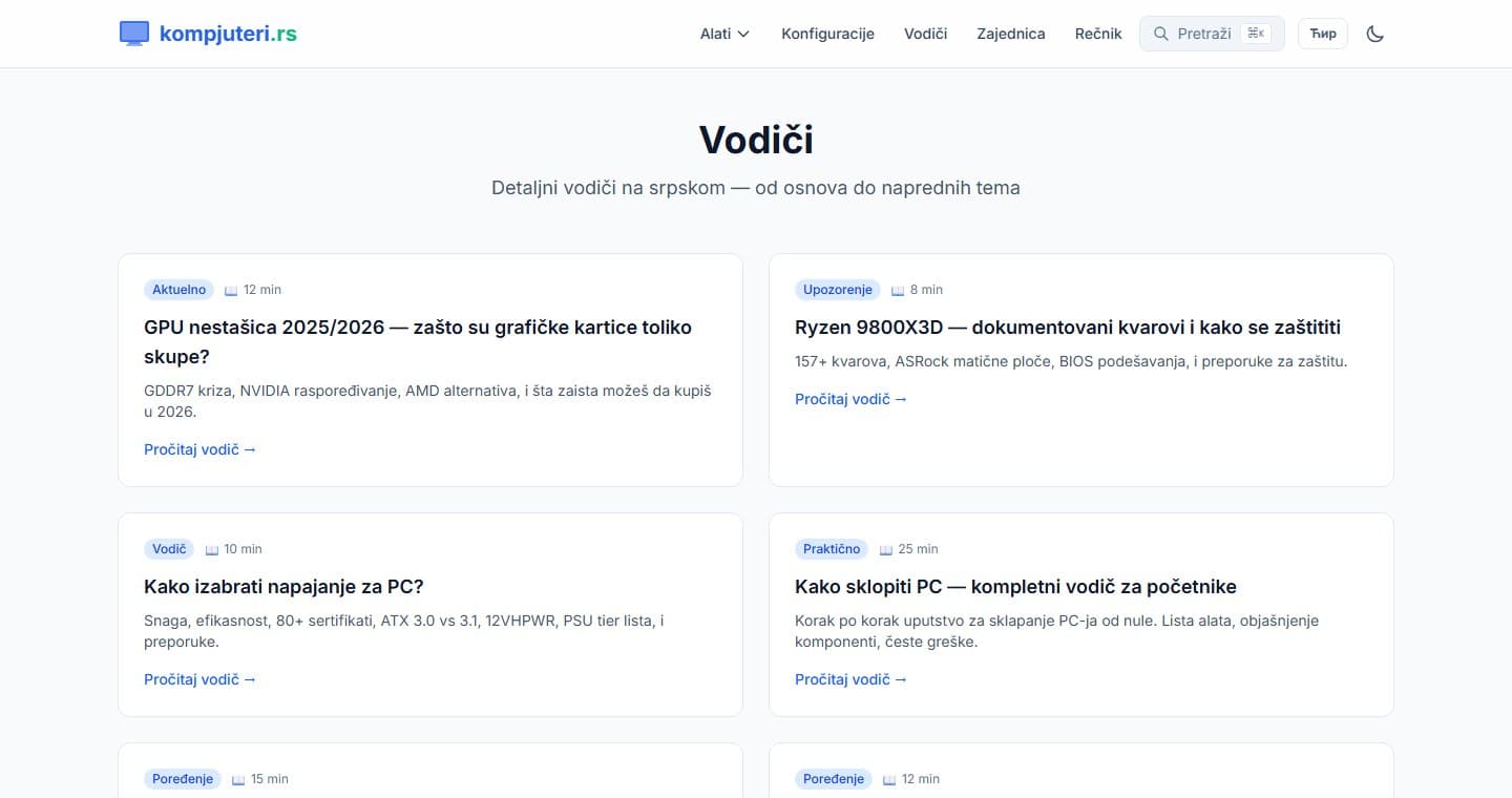 Kompjuteri.rs — Vodiči
